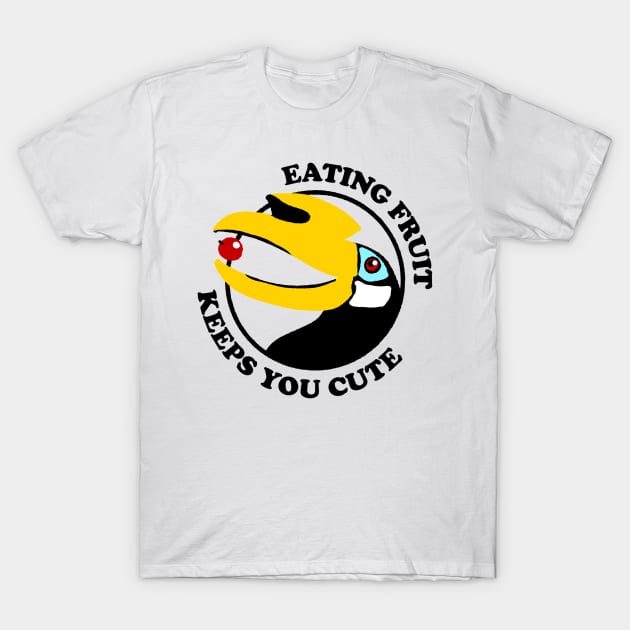 Eat Like A Bird T-Shirt by Jacfruit